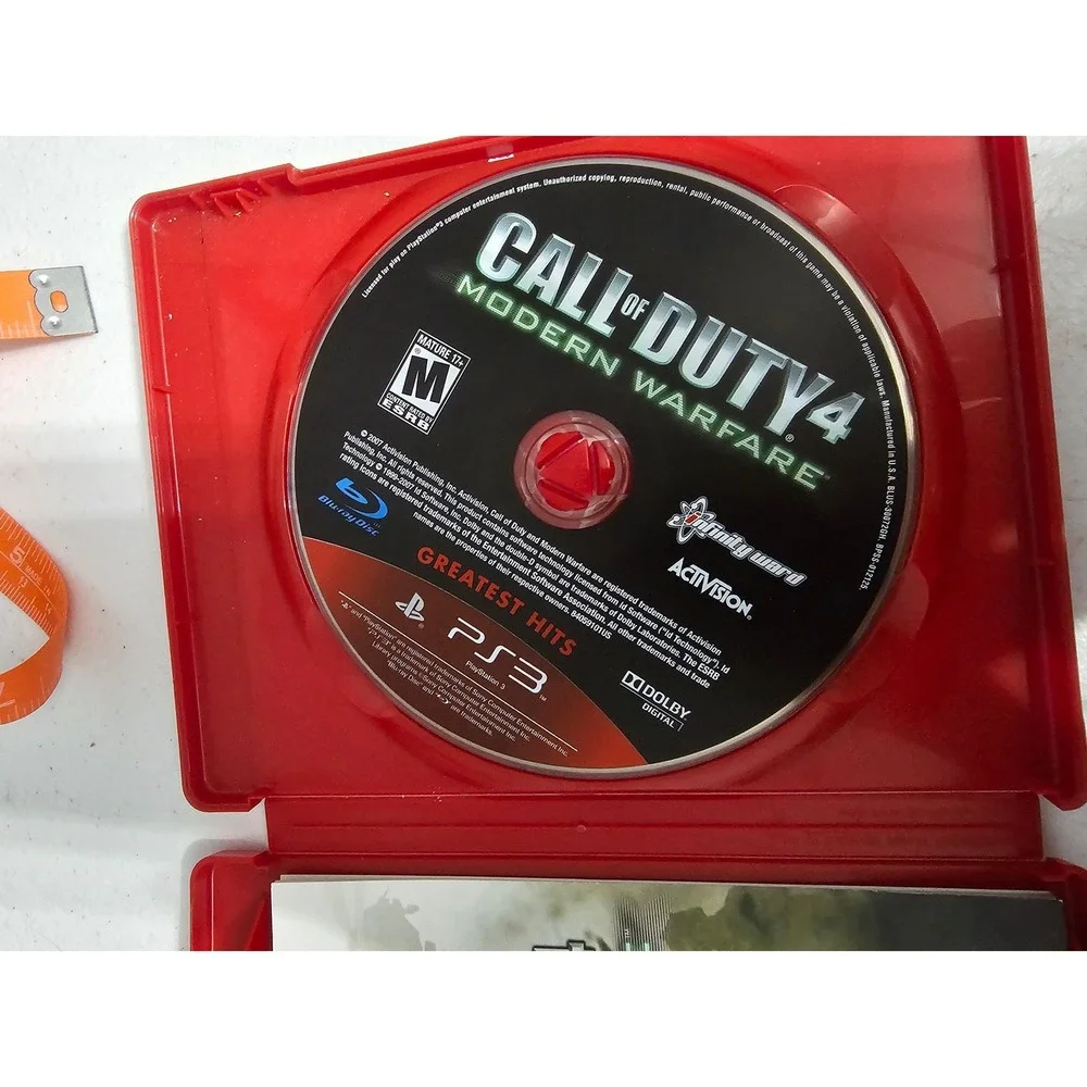 Call of Duty 4 Modern Warfare‎ PS3 Greatest Hits Activision Infinity Ward CIB